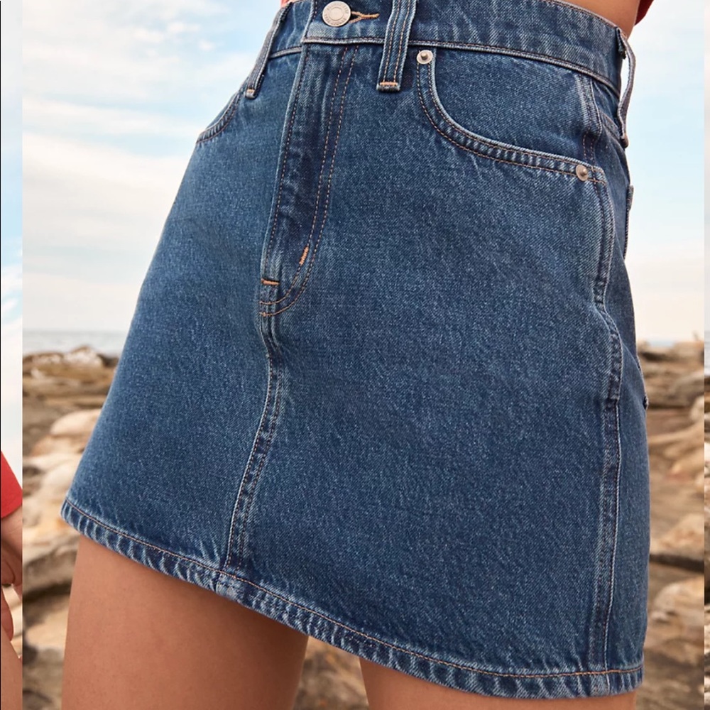 Aritzia, Sunday Best Jean skirt - Picture 2 of 7